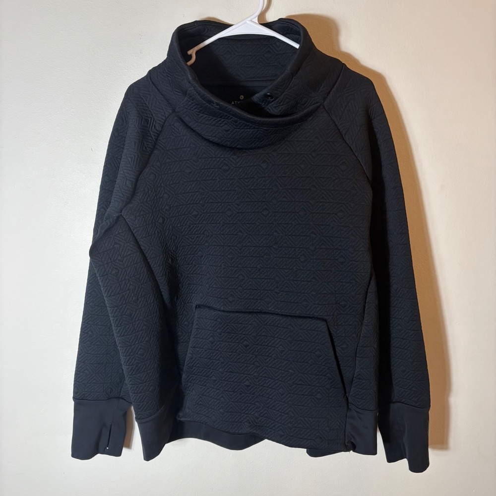 Athleta Quilted Pranayama Cowlneck Sweatshirt‎ Size XL